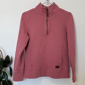 L.L. Bean Women's Quilted Pink Sweater